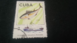 CUBA- 1980-90   2  C.     DAMGAlı - Used Stamps