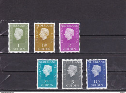 Nederland 1969-1972 NVPH 952-958 Koningin Juliana ('Juliana Regina')MNH** - Unused Stamps
