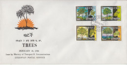 Ethiopia FDC From 1986 - Árboles