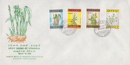 Ethiopia FDC From 1986 - Plantas Medicinales