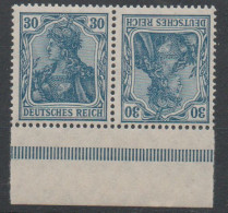 Z163/ Deutsches Reich Zusammendruck K2 OR Postfrisch/ ** - Cuadernillos & Se-tenant