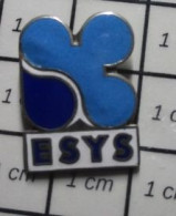 3419 Pin's Pins / Beau Et Rare / MARQUES / ESYS TRUC BLEU - Marques