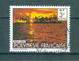 POLYNESIE - N°253 Oblitéré. Paysage De La Polynésie Française. Signature "CARTOR". - Usados