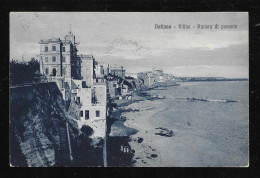 - CARTOLINA 1925 - NETTUNO - Roma - Villini Riviera Di Ponente - Viaggiata ️- 63800 Edizione Ditta C. Pirro - - Tarjetas Panorámicas