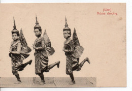 Carte Postale Ancienne Thaïlande - (Siam) Actors Dancing - Thaïlande