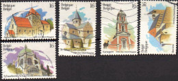 Belgique 1994  Pour Le Tourisme- églises  - COB 2561 à 2565 (complet) Oblitérés - Used Stamps