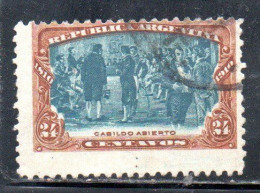 ARGENTINA 1910 FIRST COUNCIL 24c USED USADO OBLITERE' - Oblitérés