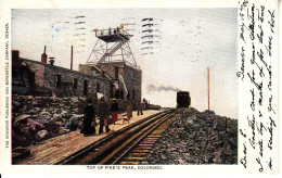 CP13. Vintage Undivided US Postcard. Top Of Pike's Peak, Colorado. - Andere & Zonder Classificatie