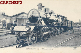 LAROCHE GARE TRAIN TRAMWAY LOCOMOTIVE ZUG BAHNHOF CHEMINS DE FER LOKOMOTIVE STATION TRENO LOCOMOTORA - Laroche Saint Cydroine