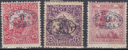 Hongrie Debrecen 1919 Mi 11-13 * Timbres De Bienfaisance  (A12) - Debrecen