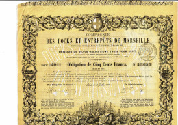 13-DOCKS ET ENTREPÔTS DE MARSEILLE. 1918.  DECO - Autres & Non Classés