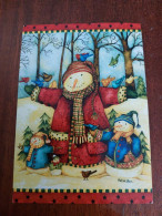 Snowman - Modern Ukrainian Postcard - Postcrossing - 2010s - Ukraine