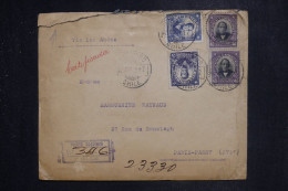 CHILI - Enveloppe En Recommandé Pour Paris En 1922 - L 151103 - Chile