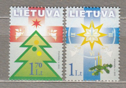 LITHUANIA 2002 Christmas MNH(**) Mi 804-805 # Lt680-1 - Litauen