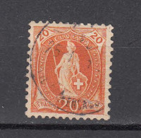 1894 N°  66D    OBLITERE    CATALOGUE   SBK - Used Stamps