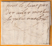 1716 - Jolie Lettre Avec Correspondance Familiale De 2 Pages De Vilereaux VILLEREAU, Nord Vers Valenciennes - 1701-1800: Precursores XVIII