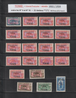 TCHAD - Ex. Colonie Française - Entre Les  N° 3 Et N° 31 De 1922 / 1924  - 21 Timbres Neuf ** & *  -  2 Scan - Neufs