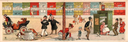 Carte 1910 Double Humoristique Sur Le Repos Hebdomadaire : Cabinet , Wc , Constipés... - Humor