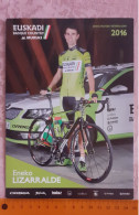 Eneko Lizarralde Euskadi Murias 2016format A5 - Cyclisme