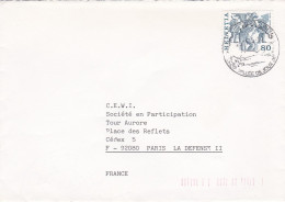 SUISSE--1978--Lettre De LE BRASSUS  Pour PARIS LA DEFENSE-92 (France) ..timbres ..cachet....personnalisée GG - Brieven En Documenten