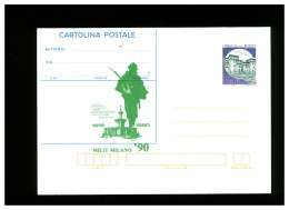 ITALIA - MILANO - 1990 - 75° Anniversario GUERRA 1915/18   FANTE -  Fontana Piazza Bausan Citata Da Gabriele D'Annunzio - 1. Weltkrieg