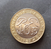 COIN MONACO MONTE CARLO 10 FRANCS TWO-TONE RARE - 1960-2001 Franchi Nuovi