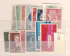 1966 MNH Norwegen, Year Complete According To Michel  Postfris** - Ganze Jahrgänge