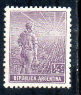 ARGENTINA 1912 1914 AGRICULTURE 1/2c MNH - Nuevos