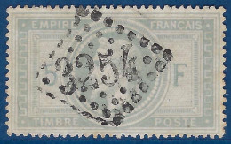 France - YT N° 33 - Oblitéré Gros Chiffre - GC 3254 - 1869 - 1863-1870 Napoléon III Lauré