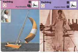 GF1949 - FICHES - VOILE - LEVSTROM - MOITESSIER - MAURY - HERIOT - TABARLY - PENDUICK - COLAS - Other & Unclassified