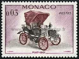 Monaco - Yvert & Tellier N°559 - Rétrospective Automobile - Fiat 1901 - Neuf** NMH Cote Catalogue 0,40€ - Neufs