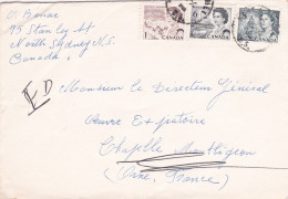 CANADA--1973--Lettre De NORTH SYDNEY  Pour LA CHAPELLE MONTLIGEON -61-(France) ..timbre ..cachet - Cartas & Documentos