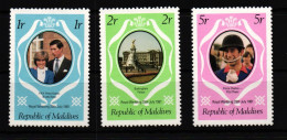 Malediven 928-930 Postfrisch #GF071 - Malediven (1965-...)