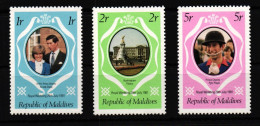 Malediven 928-930 Postfrisch #GF070 - Maldives (1965-...)