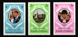 Malediven 928-930 Postfrisch #GF072 - Maldives (1965-...)