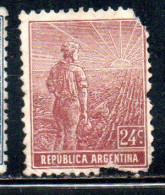 ARGENTINA 1912 1914 AGRICULTURE 12c USED USADO OBLITERE' - Gebruikt