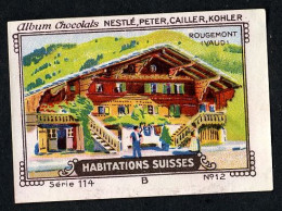 Nestlé - 114B - Habitations Suisses, Swiss Houses, Schweizer Häuser - 12 - Rougemont, Vaud - Nestlé