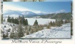 MIGNONETTE, NOUVEL AN, PAYSAGE HIVERNAL D AUVERGNE COULEUR REF 15160 - Anno Nuovo