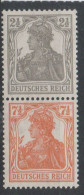 Z186/ Deutsches Reich Zusammendruck S11a Geprüft Infla Berlin Postfrisch/ ** - Booklets & Se-tenant