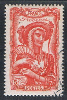 FRANCE : N° 598 Oblitéré (Coiffes De Provence) - PRIX FIXE - - Used Stamps