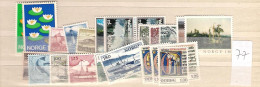 1977 MNH Norwegen, Year Complete According To Michel  Postfris** - Ganze Jahrgänge