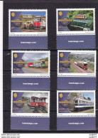 ISLE OF MAN 2018 ELECTRIC TRAINS - TRAMWAY WITH EUROPA STAMP MNH** - Usati