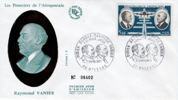 France FDC - RAYMOND VANIER - Pionnier De L'Aéropostale  - 1v Envelope Prémier Jour - Aviones