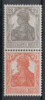 Z190/ Deutsches Reich Zusammendruck S11b Signiert Postfrisch/ ** - Libretti & Se-tenant