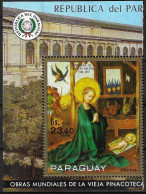 PARAGUAY - 1970 - MATER DOLOROSA - DA FOGLIETTO -  NUOVO  MNH**(YVERT N.C. - MICHEL BL 39) - Madonnas