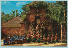 The Djanger Dance At The Front Yard Of A Balinese Temple - Indonesia