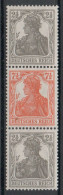 Z193/ Deutsches Reich Zusammendruck S12b Signiert Postfrisch/ ** - Carnets & Se-tenant
