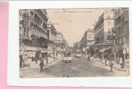 MARSEILLE LA CANNEBIERE ANIMEE - Canebière, Centre Ville