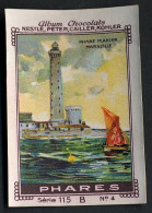 Nestlé - 115B - Phares, Lighthouses - 4 - Phare Planier Marseille - Nestlé