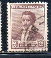 ARGENTINA 1916 FRANCISCO NARCISO DE LAPRIDA 2c USED USADO OBLITERE' - Usados